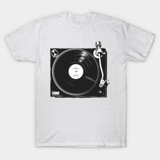 Turntable Vintage Audio Vinyl Record Player T-Shirt